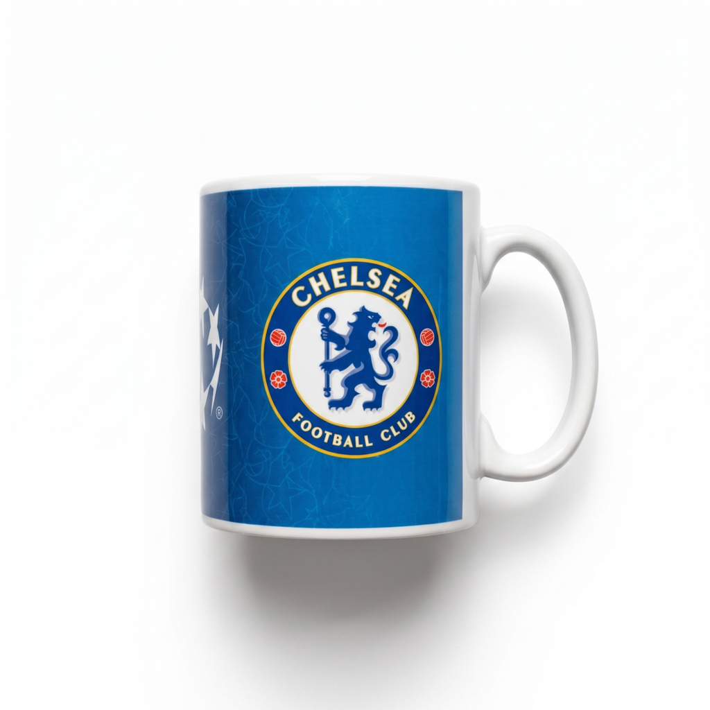 Chelsea UEFA Women's Champions League Mug - Chelsea crest side