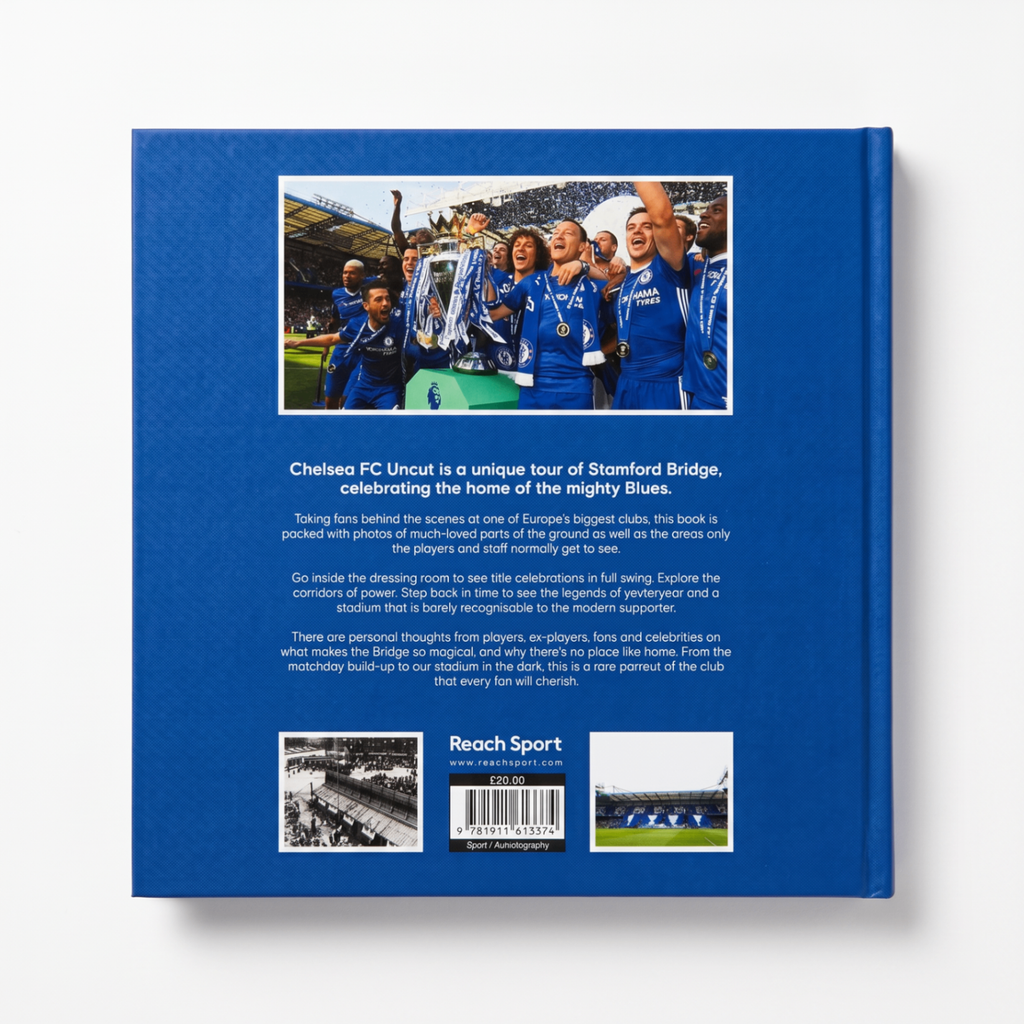 Chelsea Stamford Bridge book back cover
