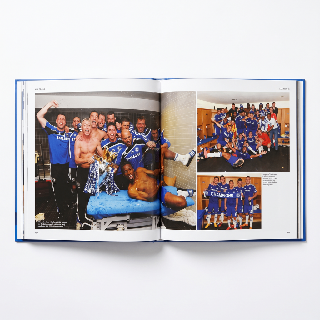 Chelsea Stamford Bridge book interior spread