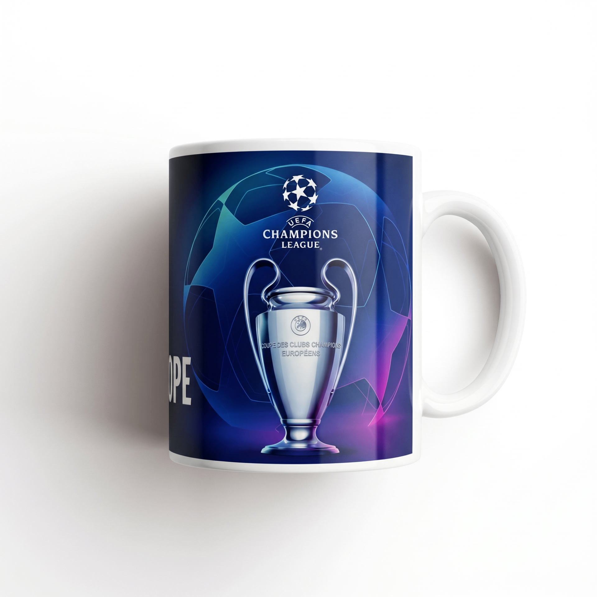Manchester City Champions of Europe Mug - trophy side
