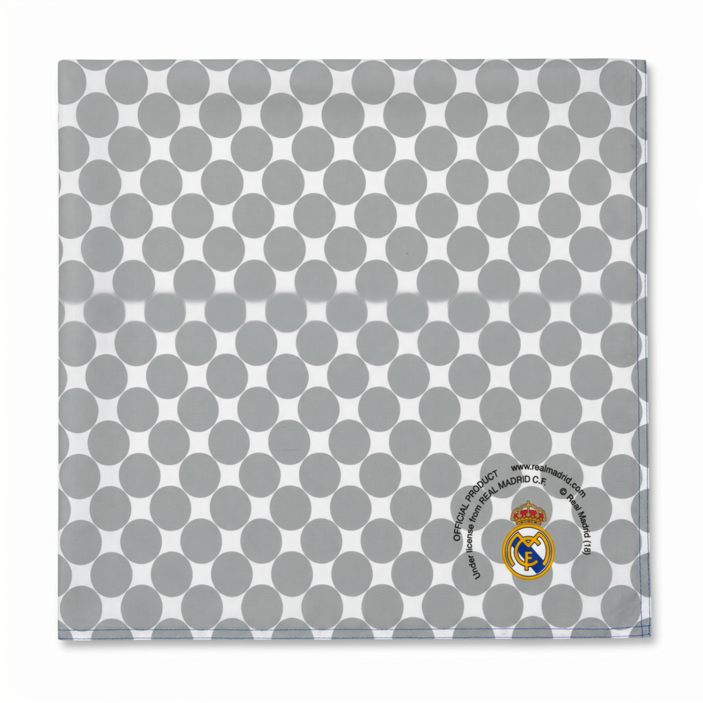 Real Madrid stripe flag reverse side detail