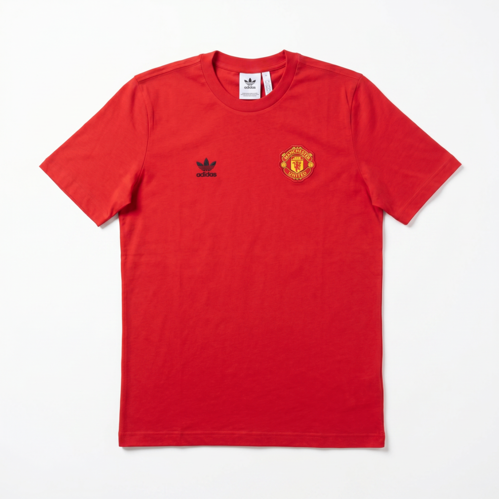 Manchester United x adidas Originals Essentials Tee - front