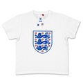 England Core Crest White T-Shirt Kids - Front