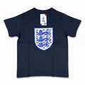 England Core Crest Navy T-Shirt Kids - front