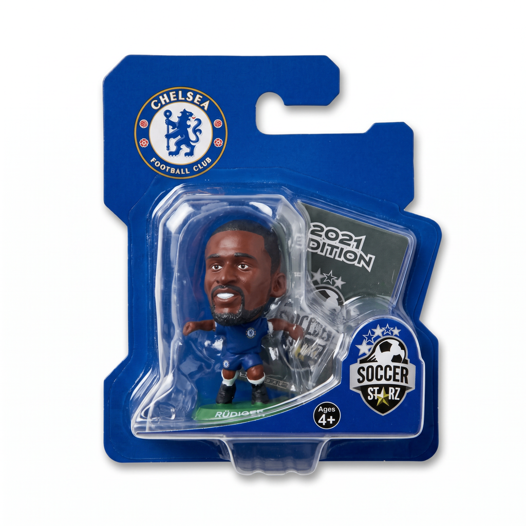 Chelsea Rudiger SoccerStarz packaging
