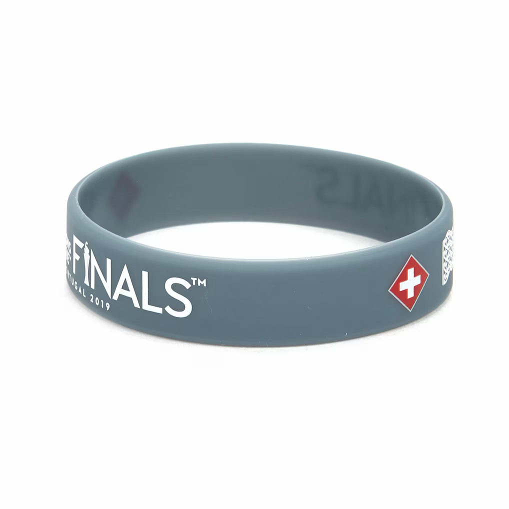 Switzerland UEFA Nations League Finals 2019 Silicone Wristband - reverse