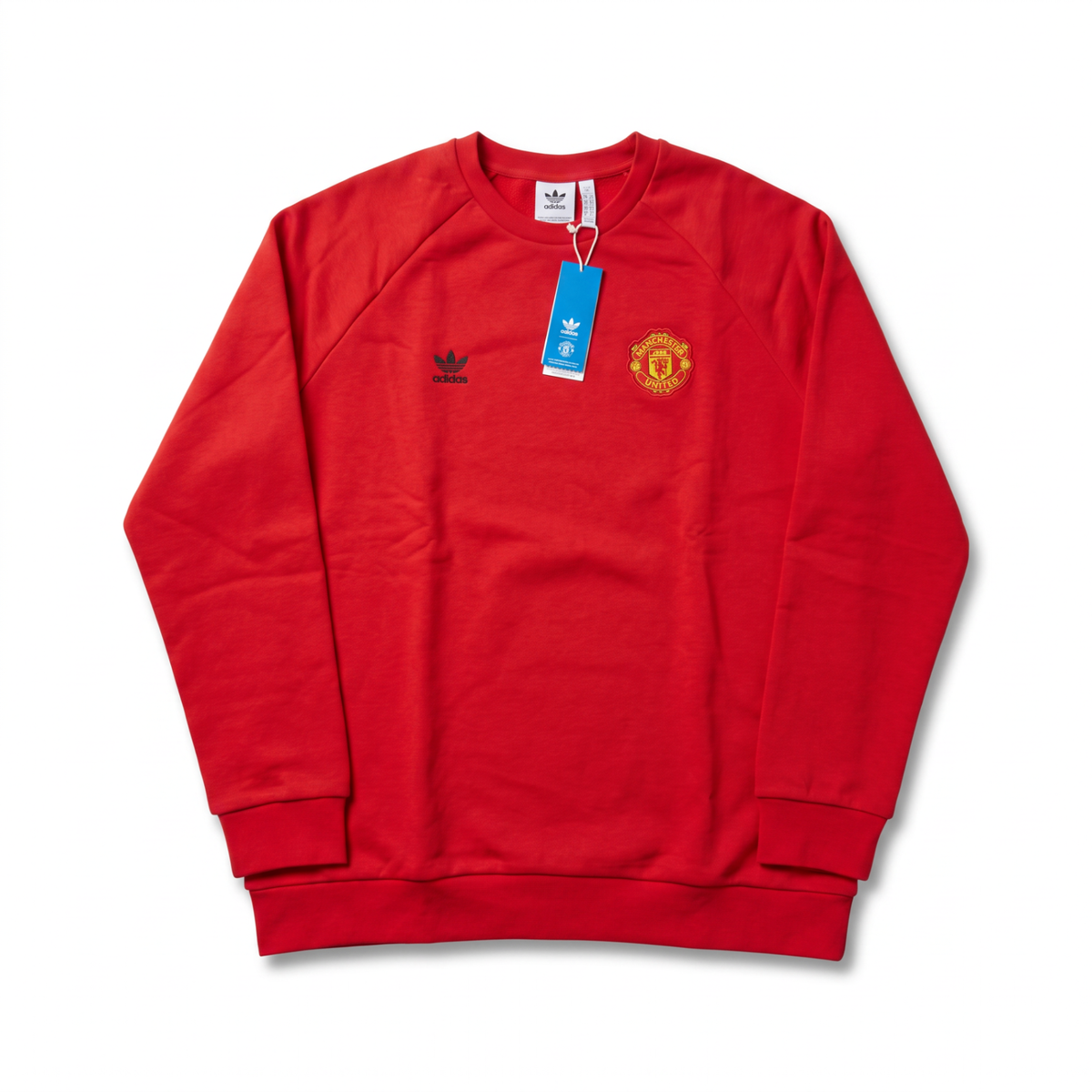 Manchester United Essentials Trefoil Crew Sweatshirt - With Tags