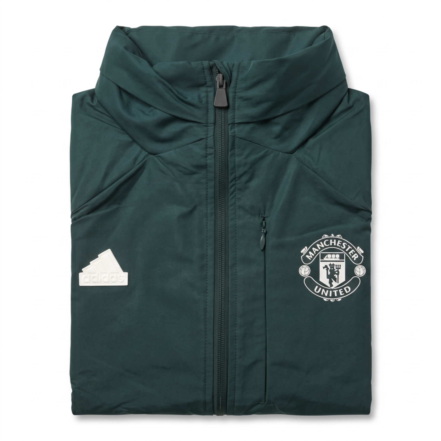 Manchester United adidas D4GMDY Travel Jacket folded detail
