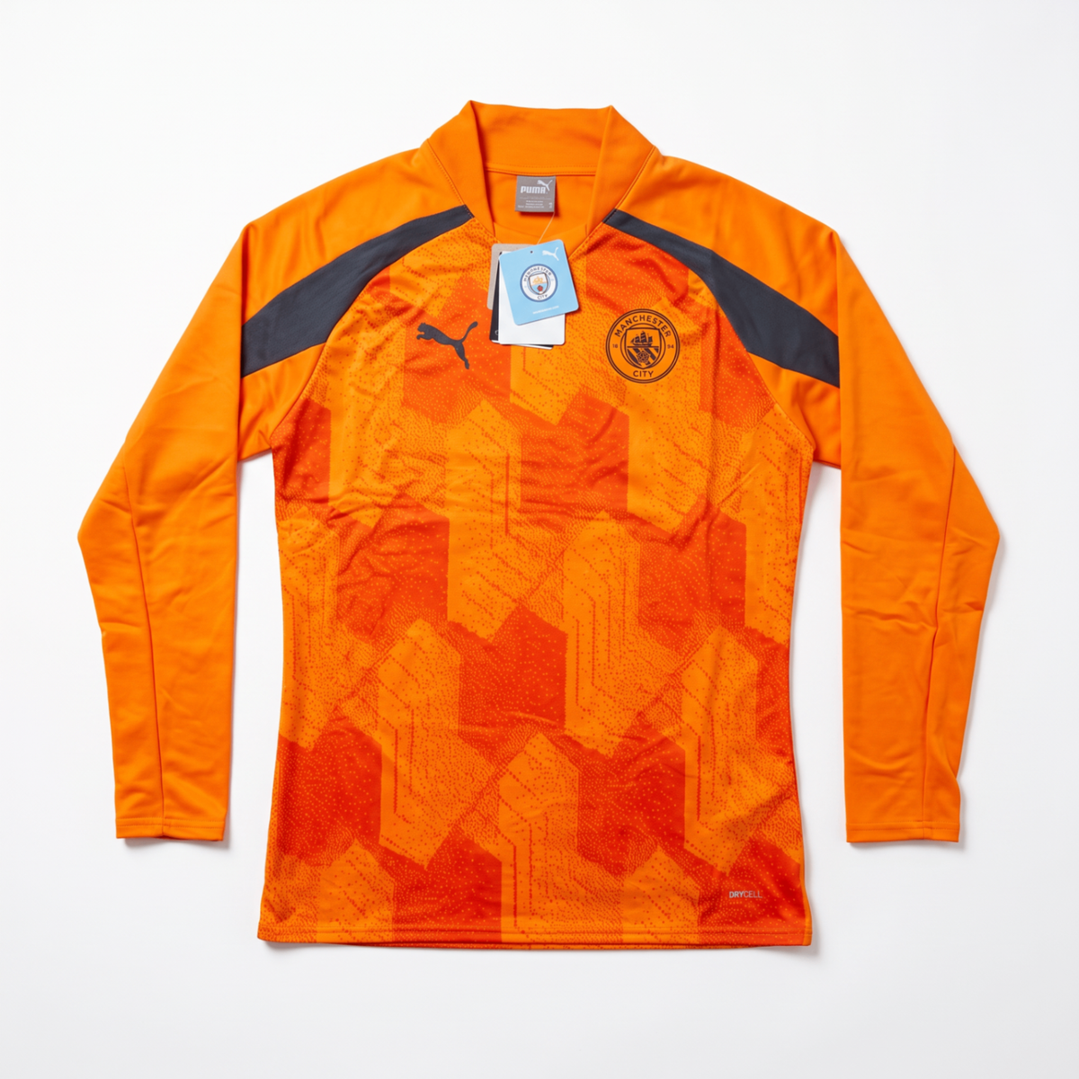 Manchester City Puma Pre Match Sweat Top - Front