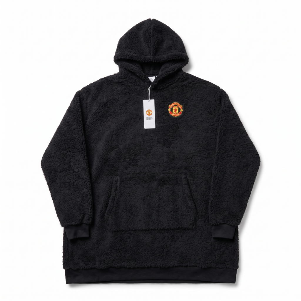 Manchester United Fleece Hoodie - Front with crest