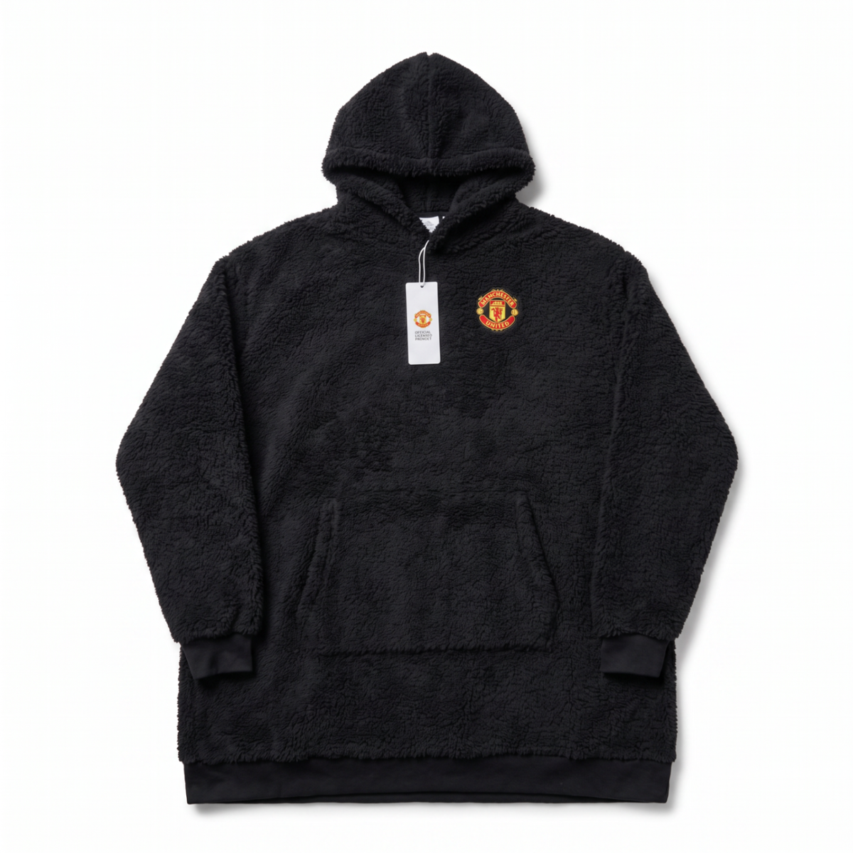 Manchester United Fleece Hoodie - Front with crest