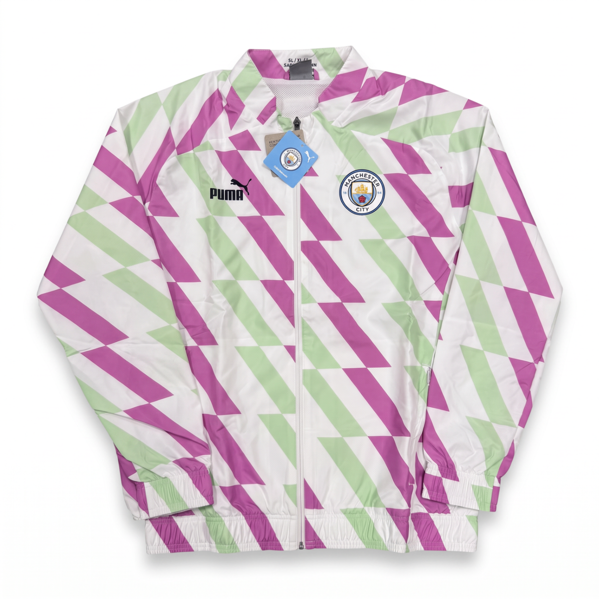 Manchester City 2022/23 Prematch Jacket - front