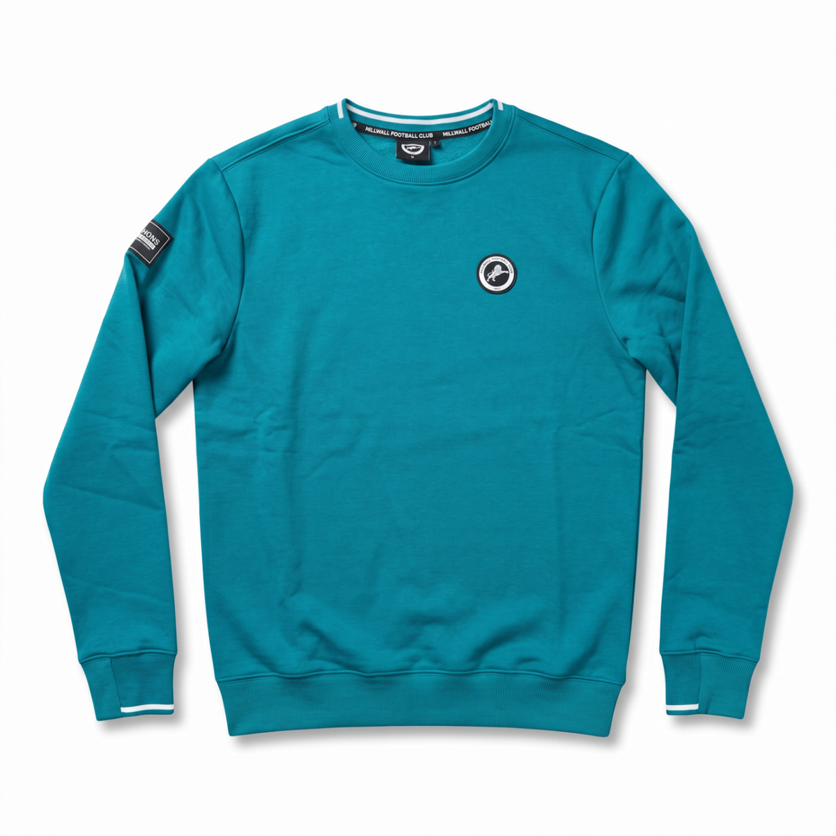 Millwall Badge Deep Lake Sweatshirt front