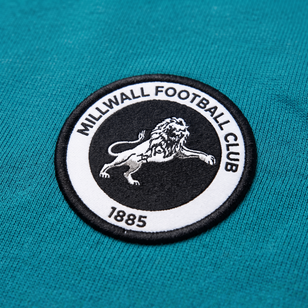 Millwall FC crest patch detail