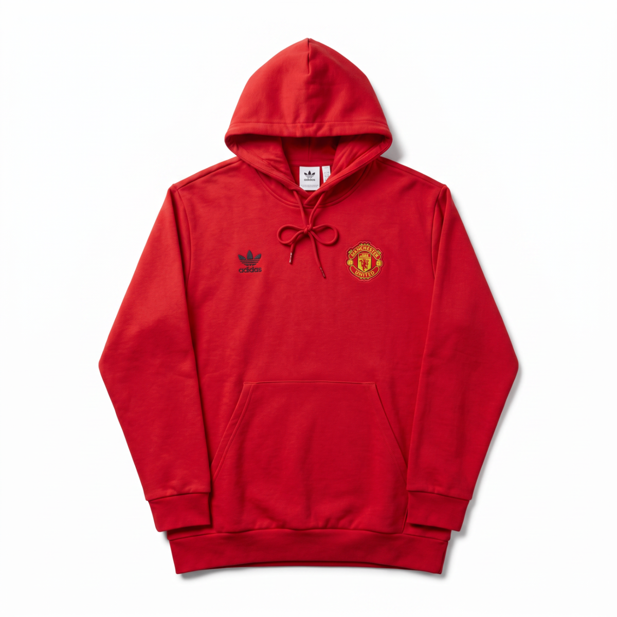 Manchester United Essentials Trefoil Hoodie - Front