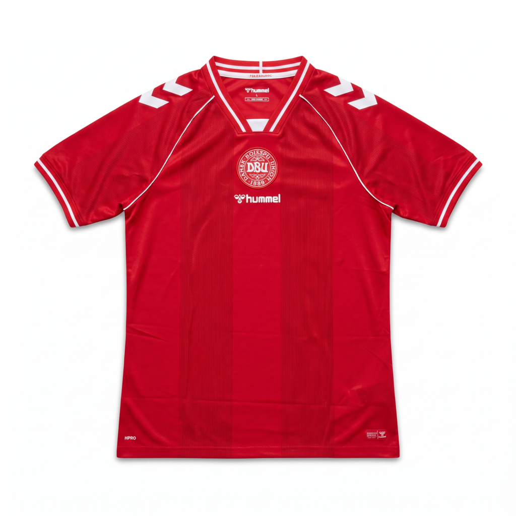 Denmark 2026 Home Football Shirt - front