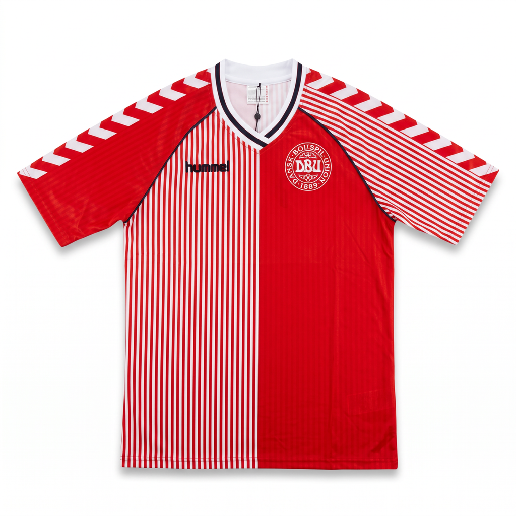 Denmark 1986 DBU 86 Reissue Home Shirt - front