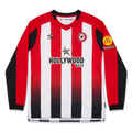 Brentford 2023/25 Home L/S Football Shirt - Front
