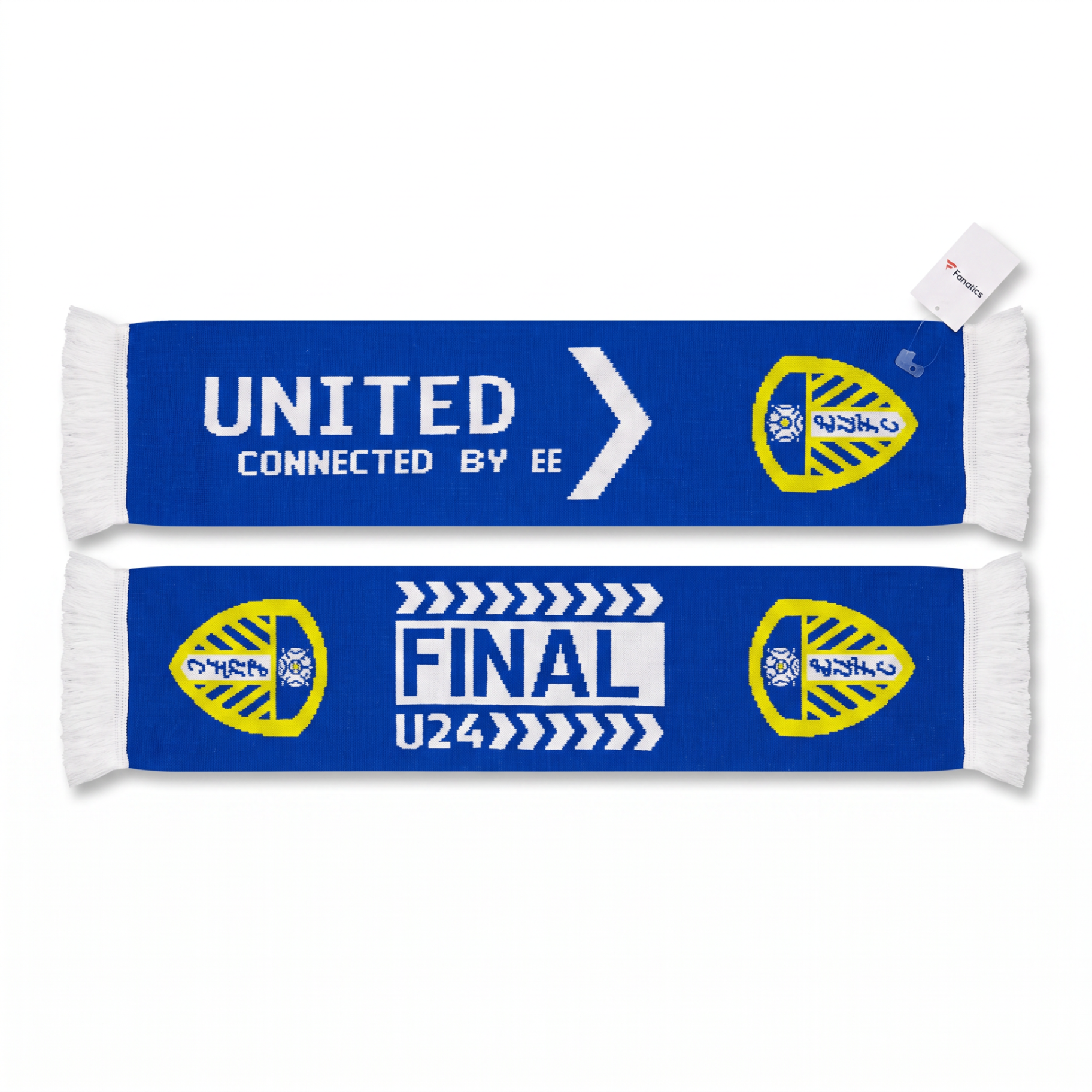 Leeds United 2024 Play Off Final Scarf both sides