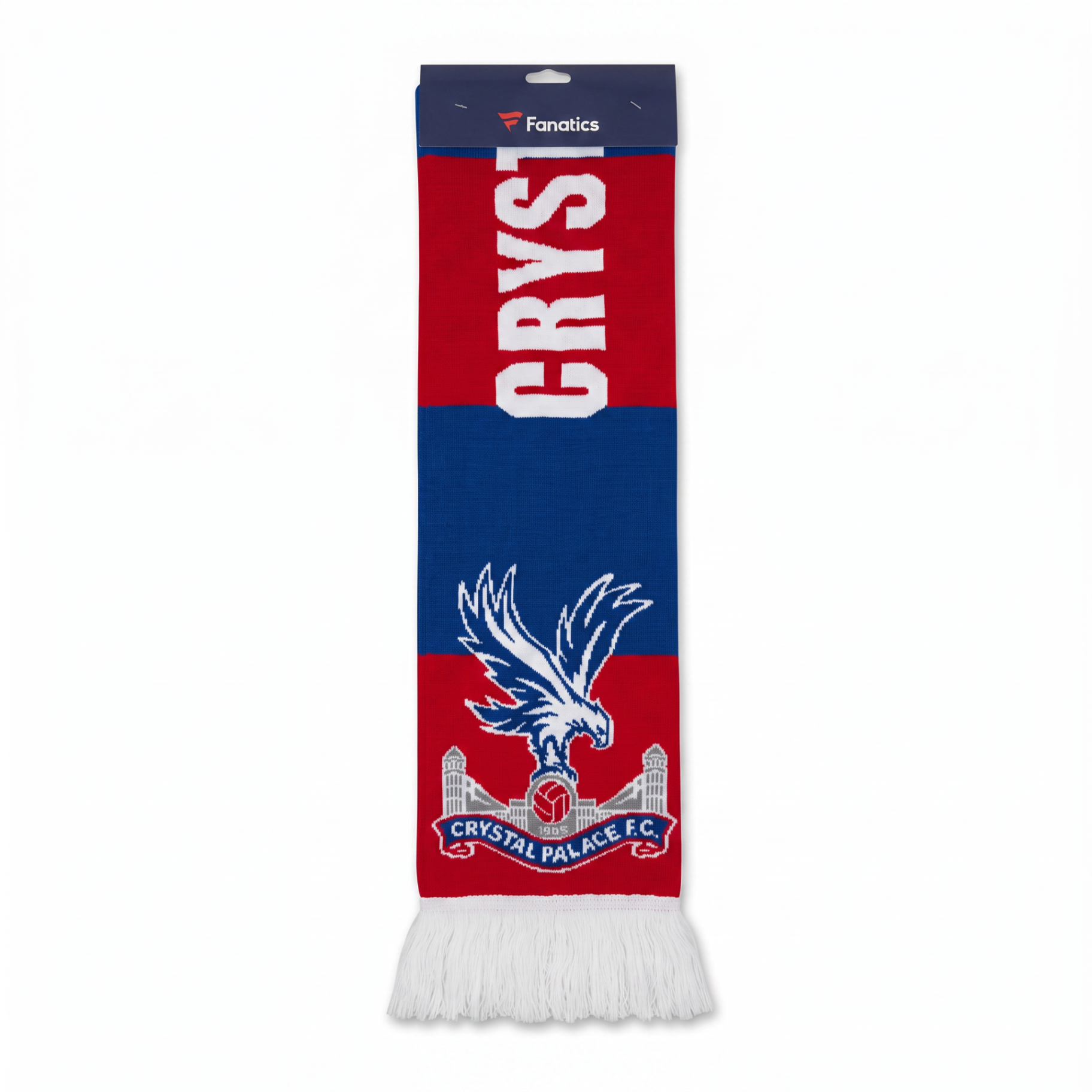 Crystal Palace 2025 FA Cup Semi-Final Scarf packaged
