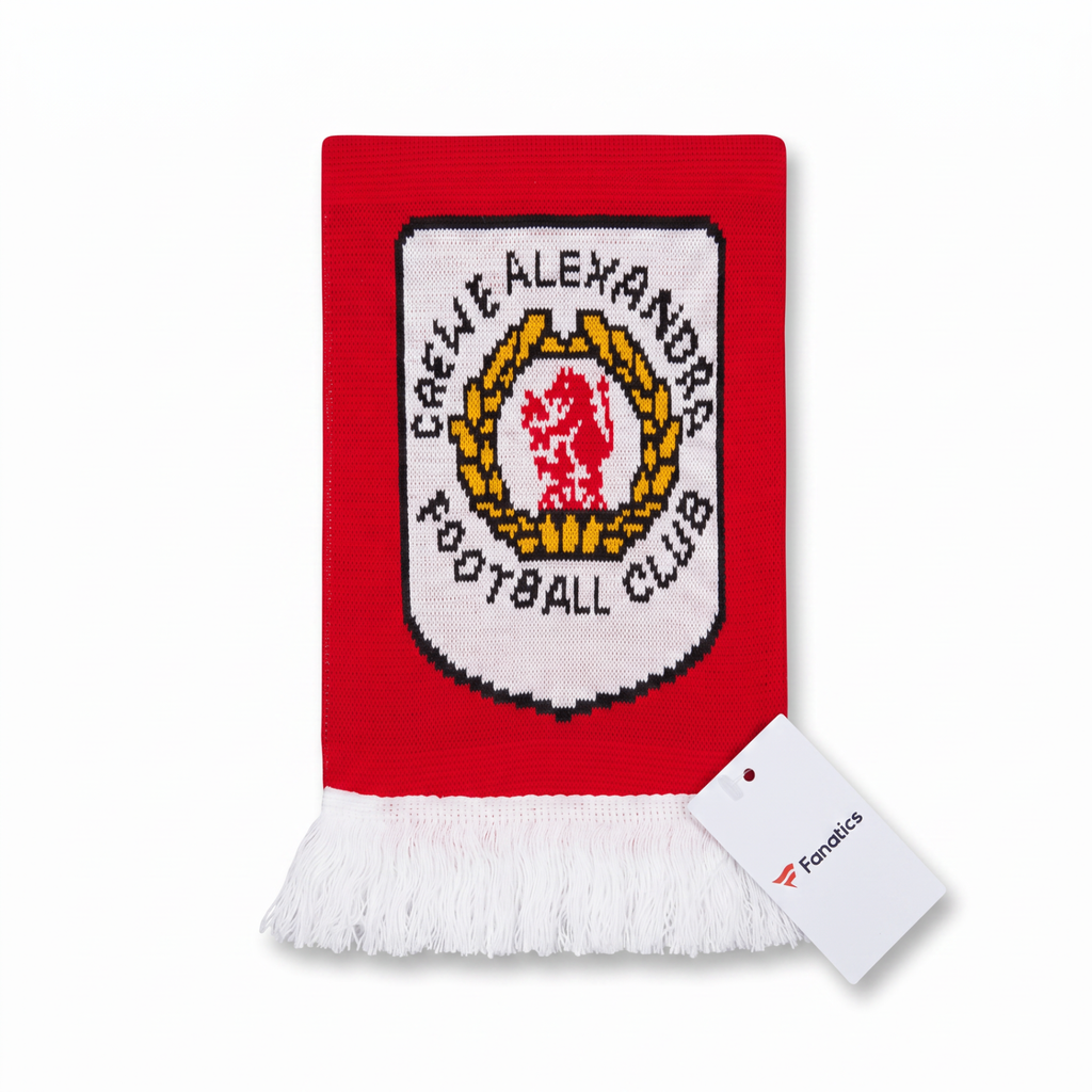 Crewe Alexandra scarf crest detail