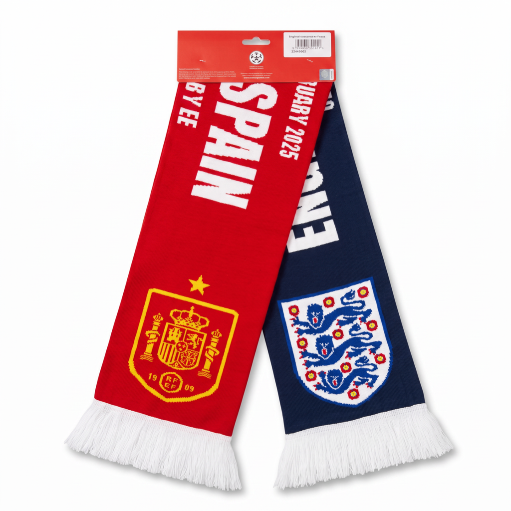 England Lionesses vs Spain scarf - Spain side