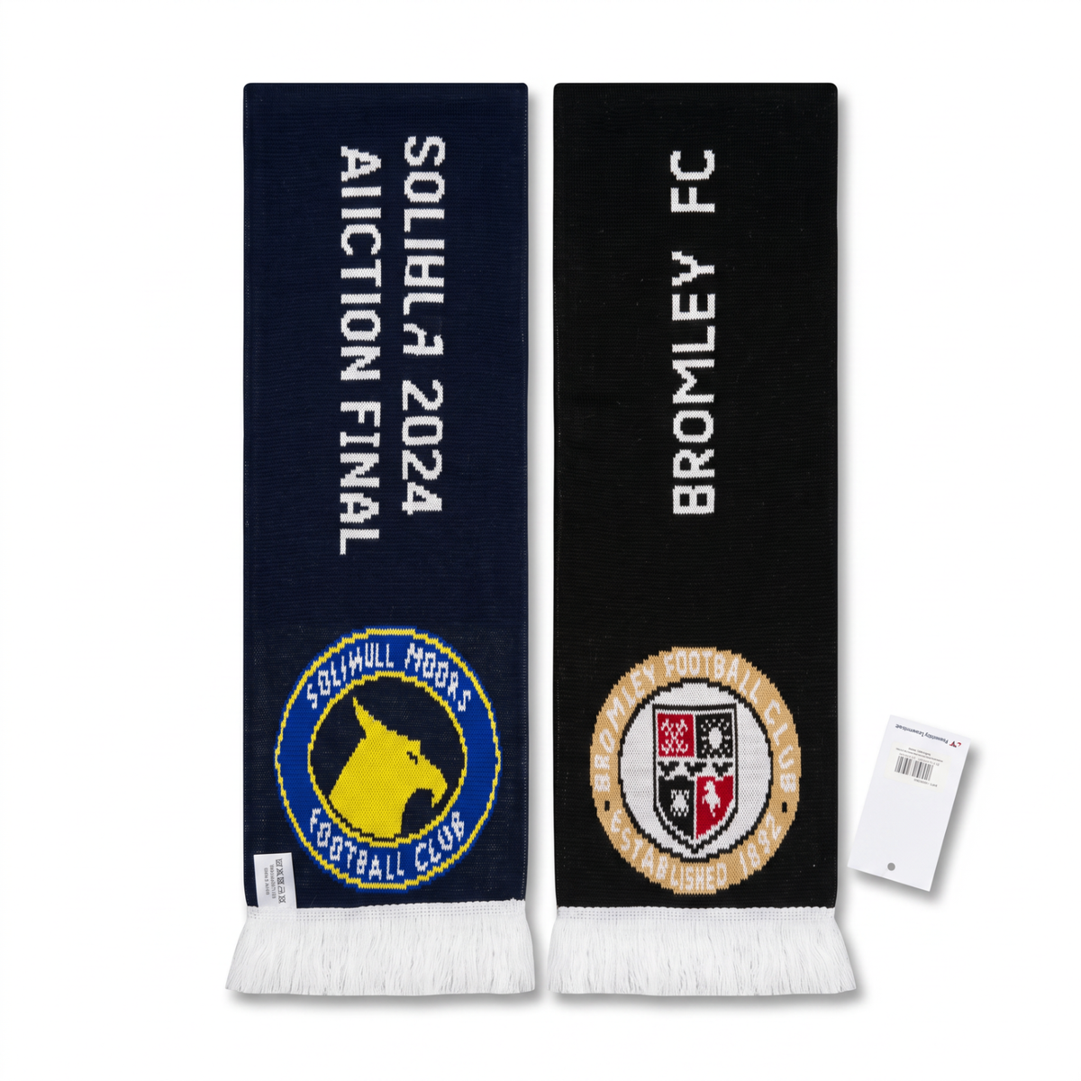 Bromley vs Solihull Moors 2024 Promotion Final Scarf flat