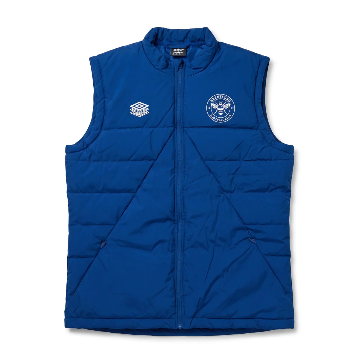 Brentford 2024/25 Navy Gilet - front