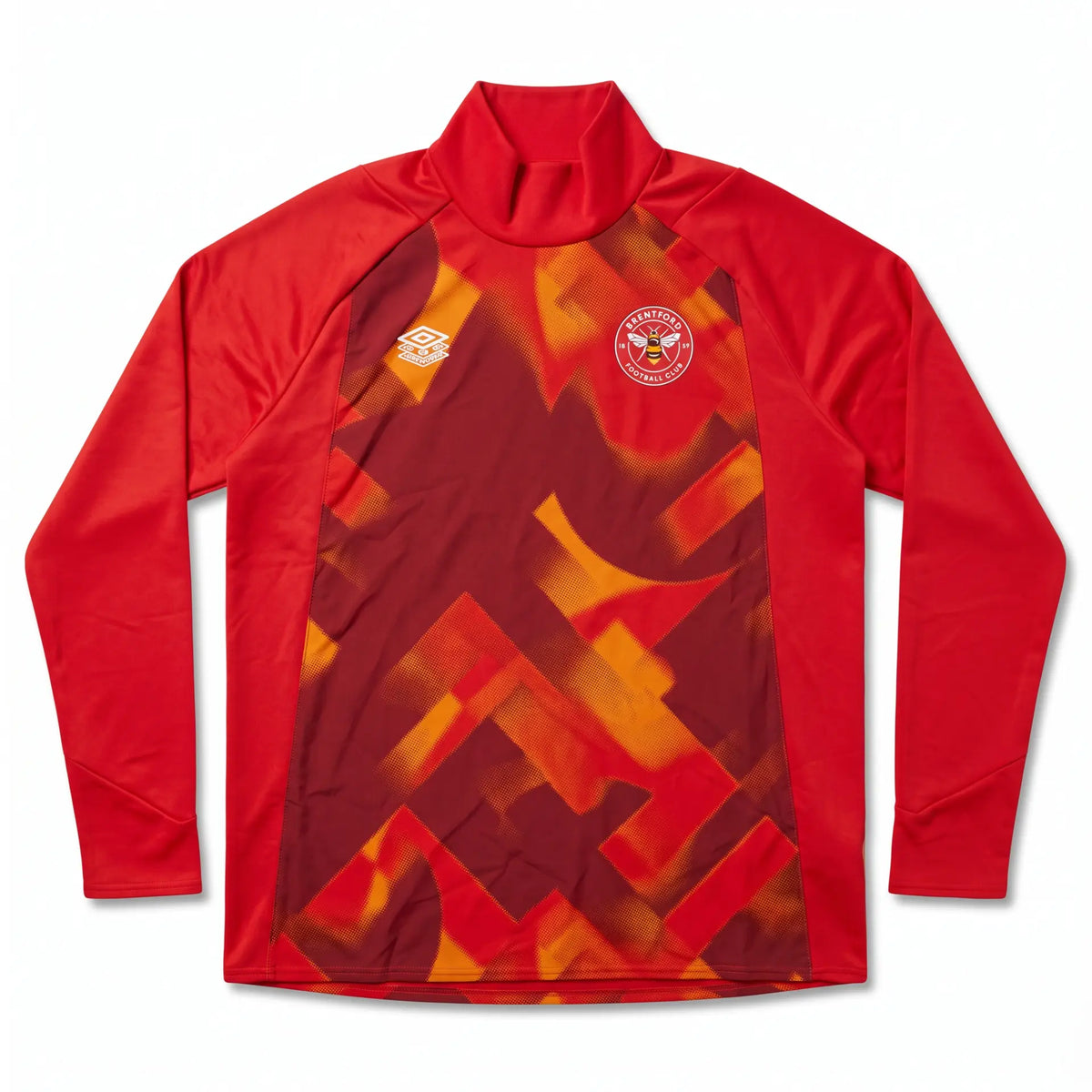 Brentford 2022/23 Red Premier Drill Top - Front