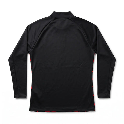 AC Milan 2023/24 LS Red Pre-Match Sweat Top - Back