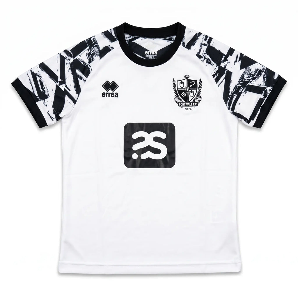 Port Vale 2022/23 Home Kids shirt front