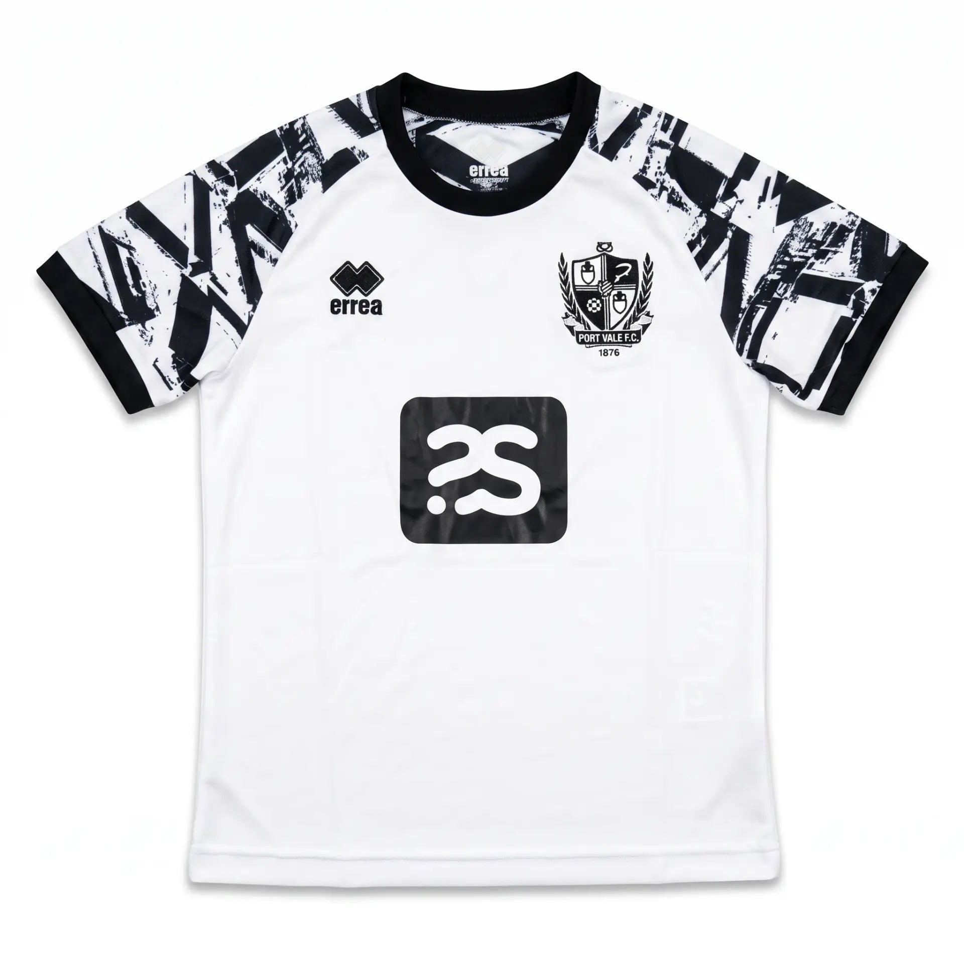 Port Vale 2022/23 Home Kids shirt front
