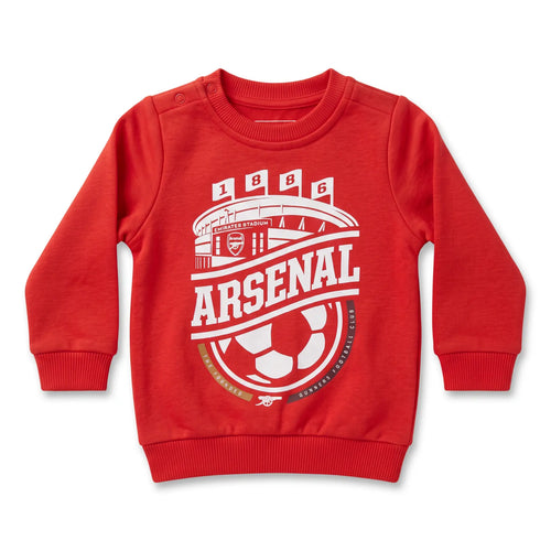 Arsenal Graphic Red Sweatshirt - Front