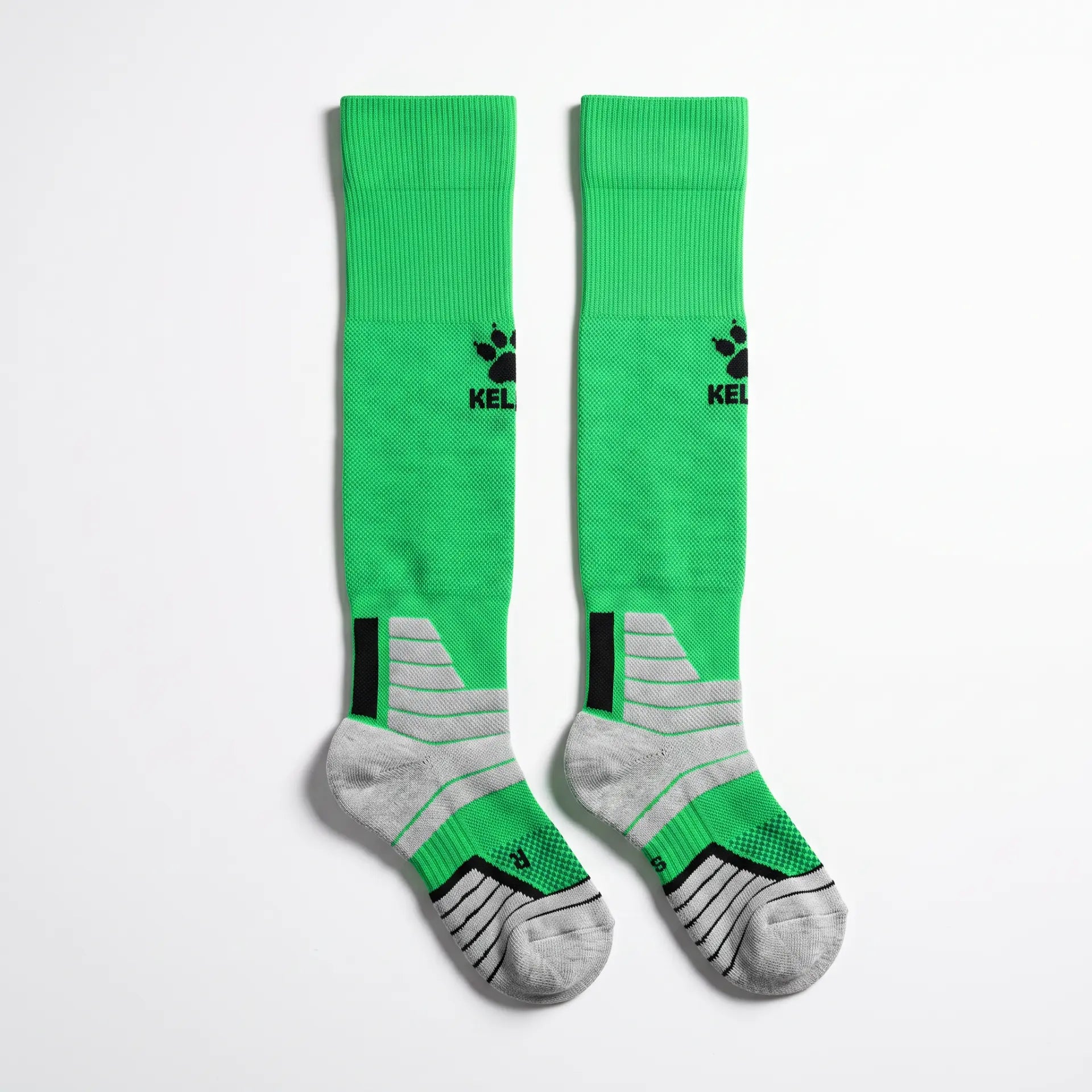 Watford 2024/25 green goalkeeper socks detail