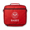 Brentford BABEE red lunch bag front with club crest