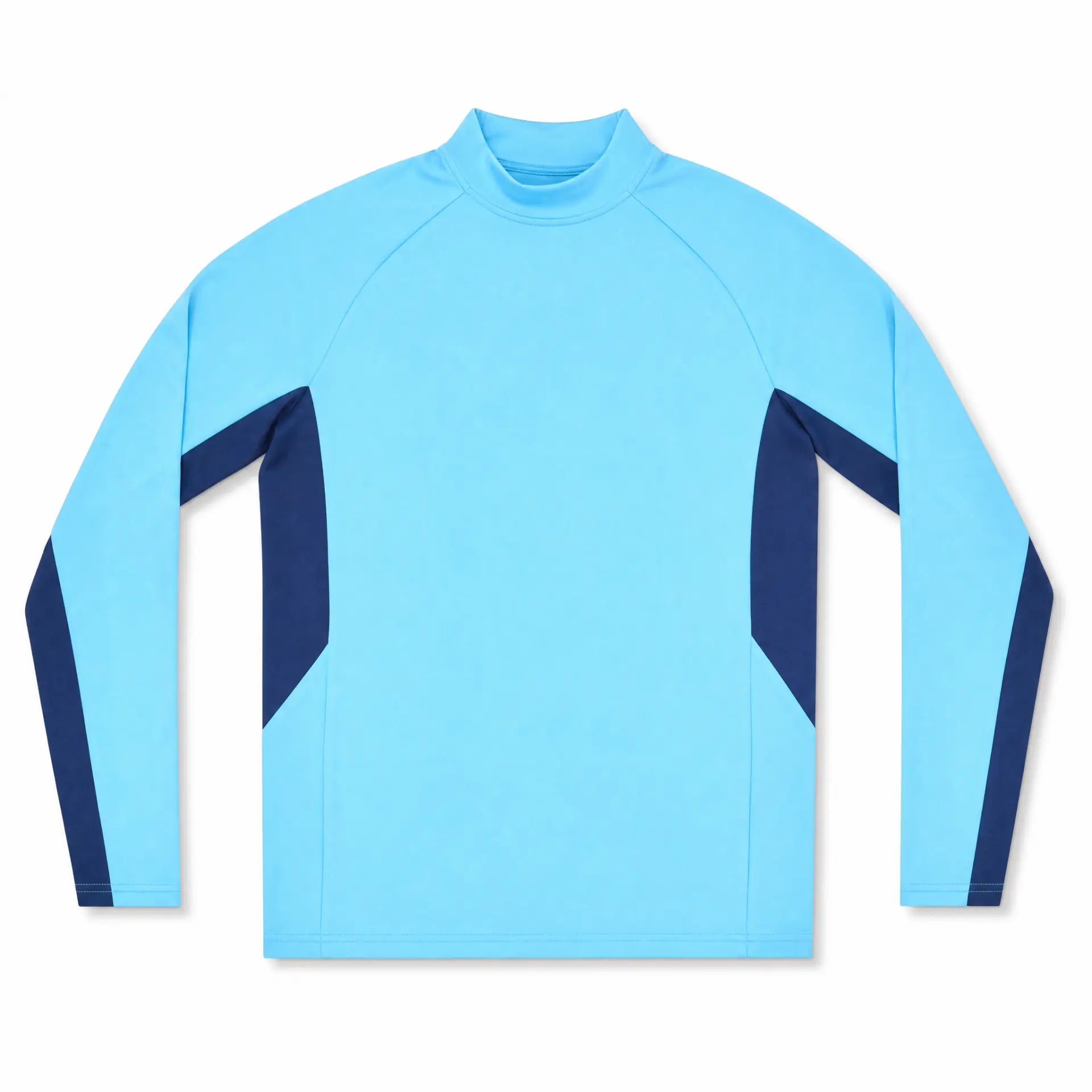 FC Zurich aqua blue kids quarter zip training top back