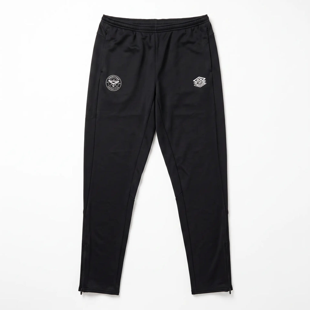 Brentford Tapered Black Training Pants front