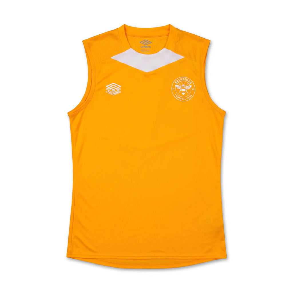 Brentford 2023/24 Orange Training Vest front