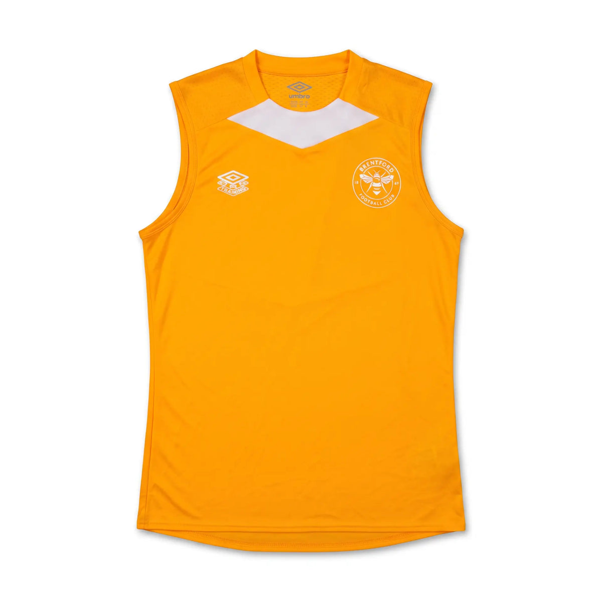 Brentford 2023/24 Orange Training Vest front