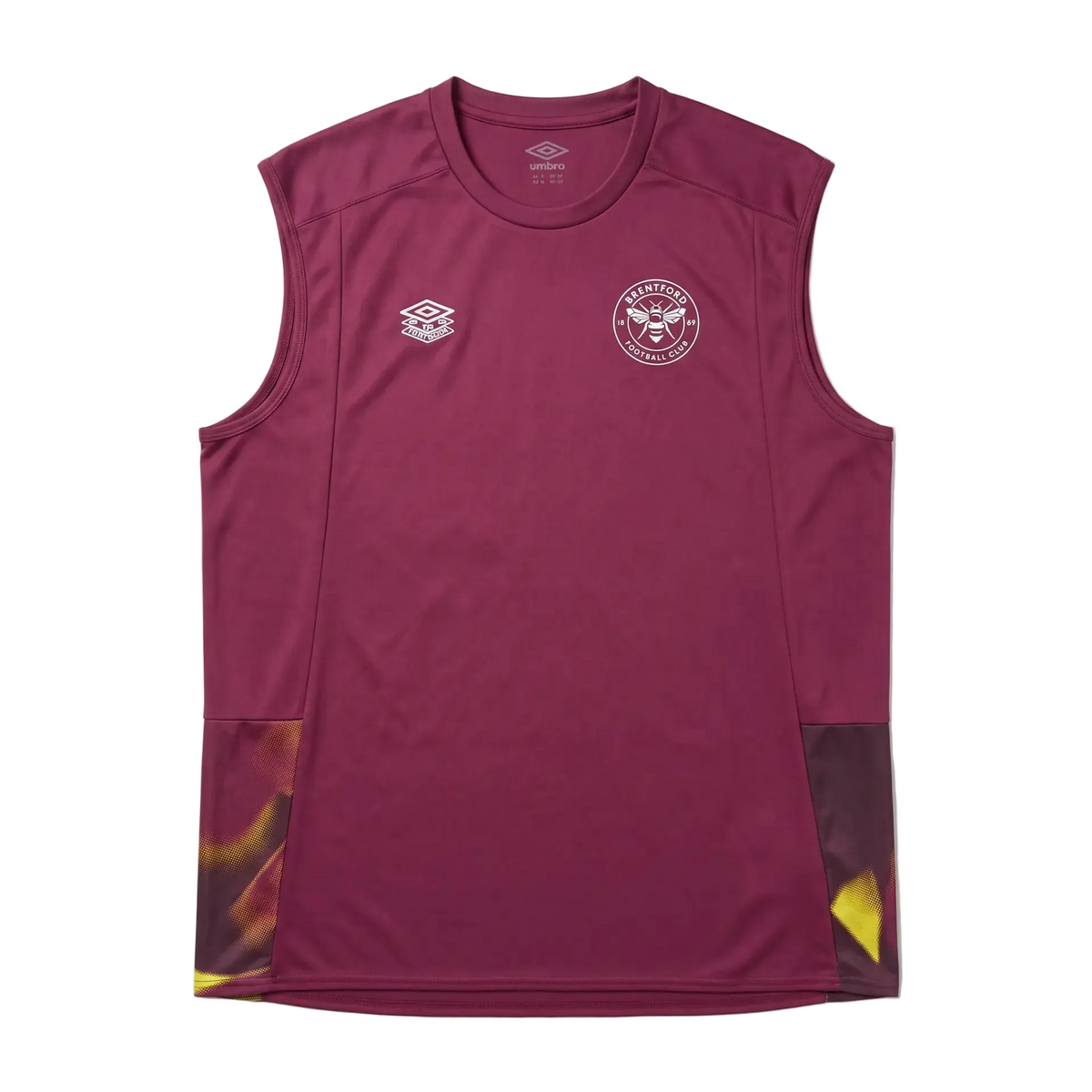 Brentford 2023/24 Purple Potion Training Vest front