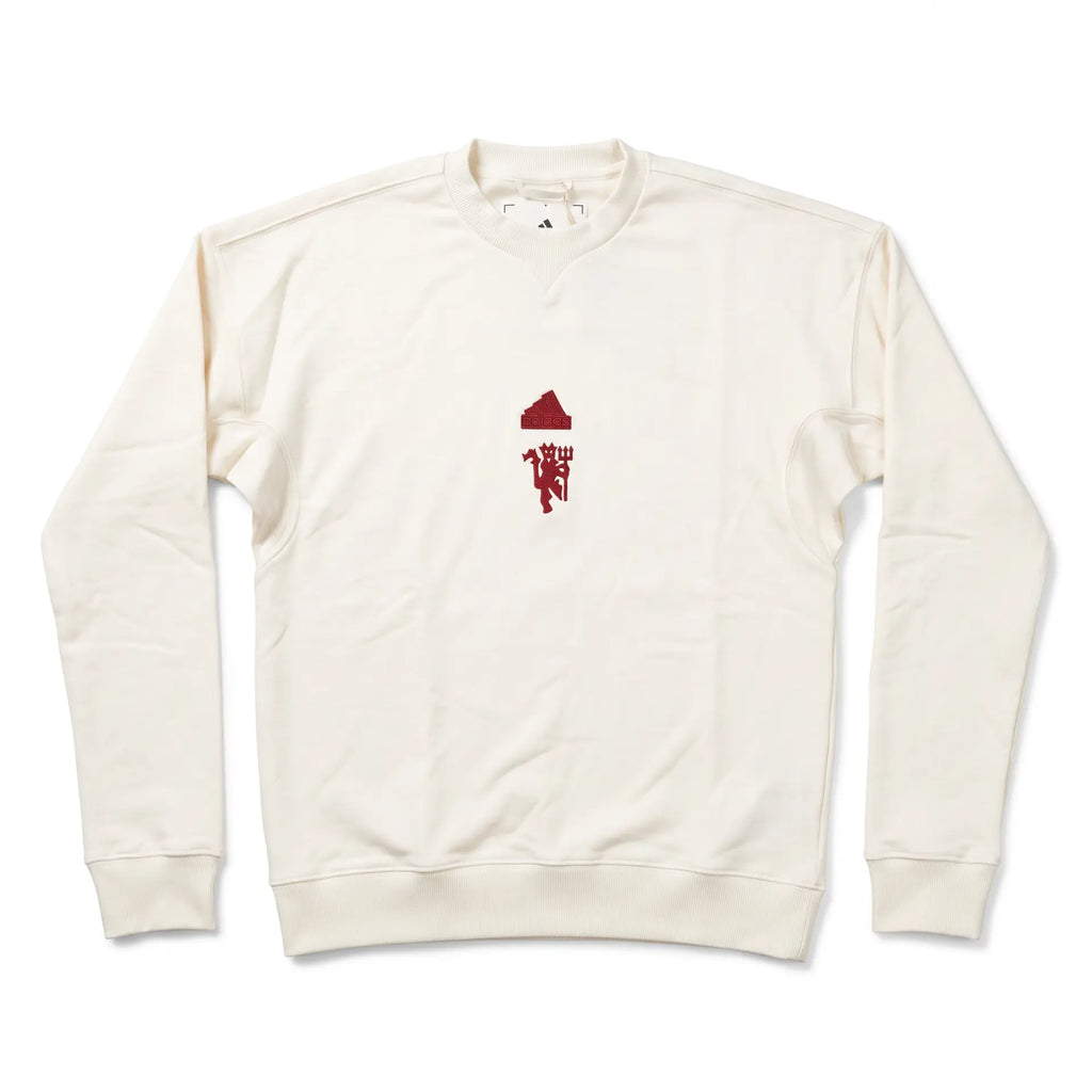 Manchester United LFSTLR Cream Sweatshirt front