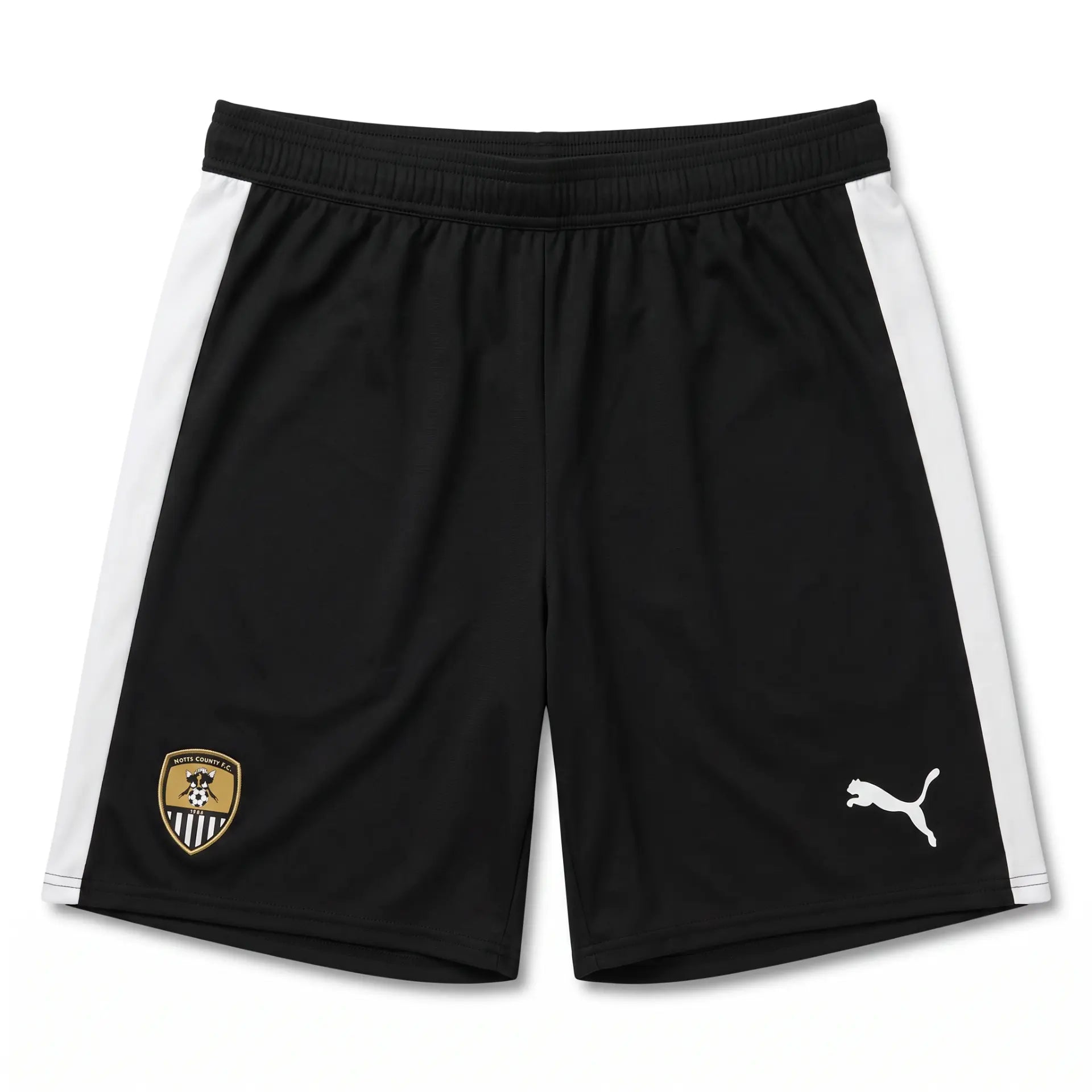 Notts County 2025/26 Player Issue Home Football Shorts front