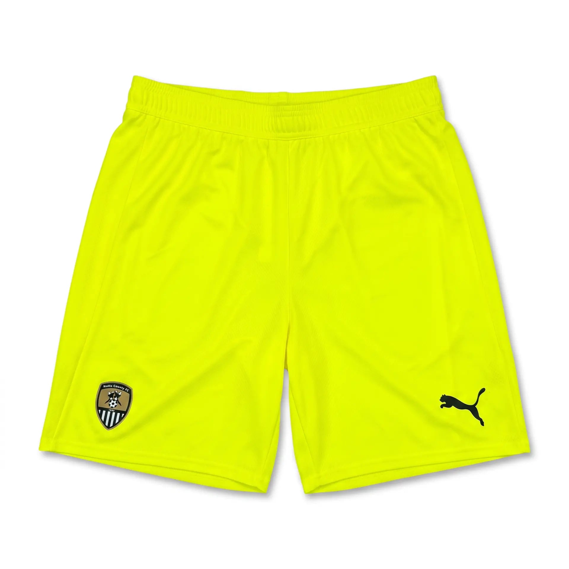 Notts County 2025/26 Player Issue GK Home Football Shorts front