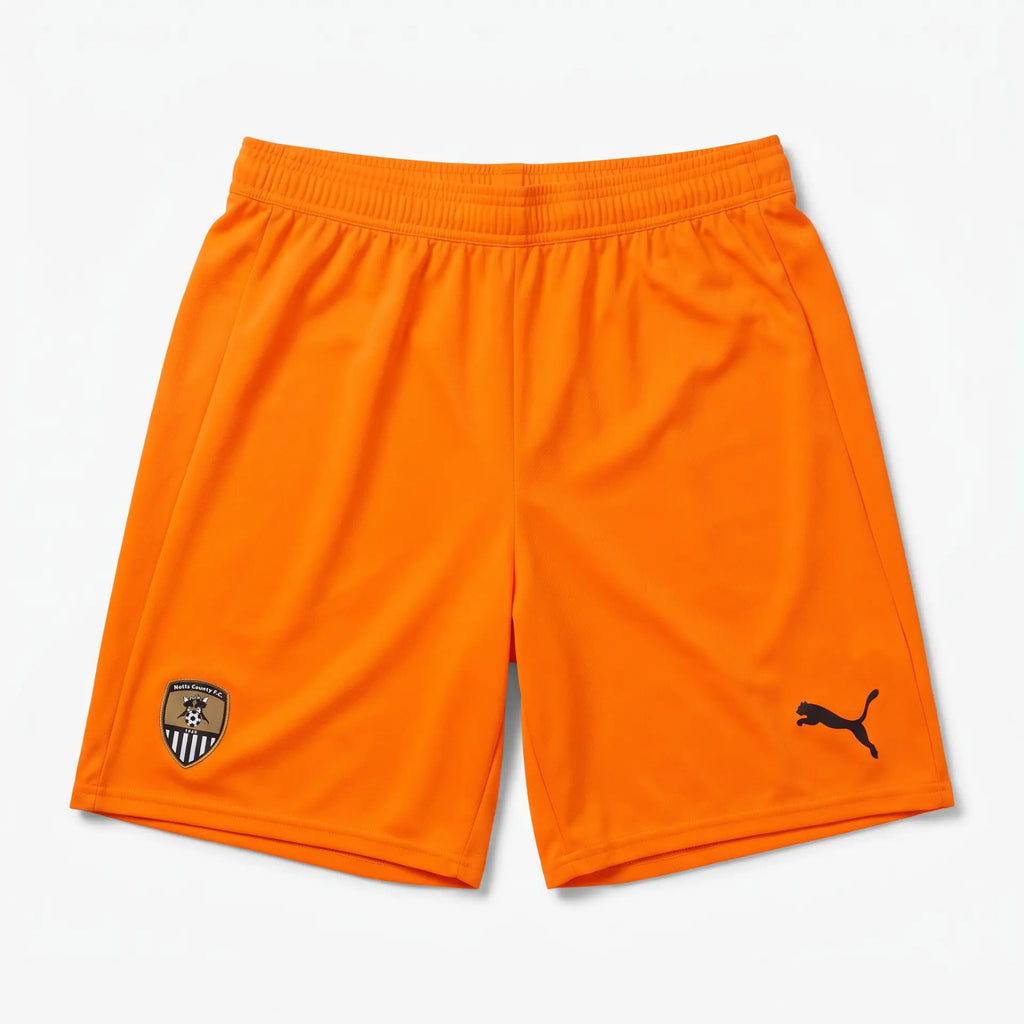 Notts County 2025/26 Player Issue GK Away Football Shorts front