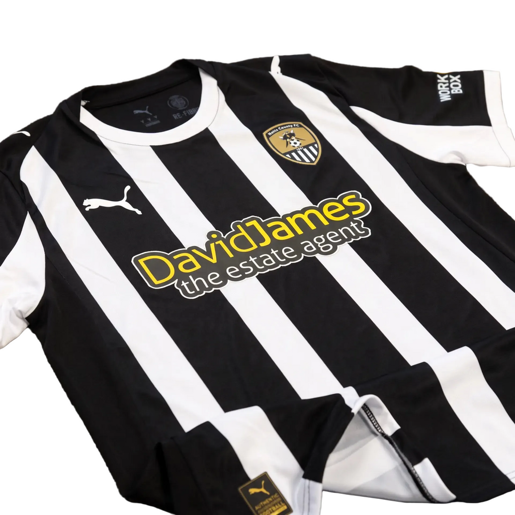 Notts County 2025/26 Player Issue Home Football Shirt detail