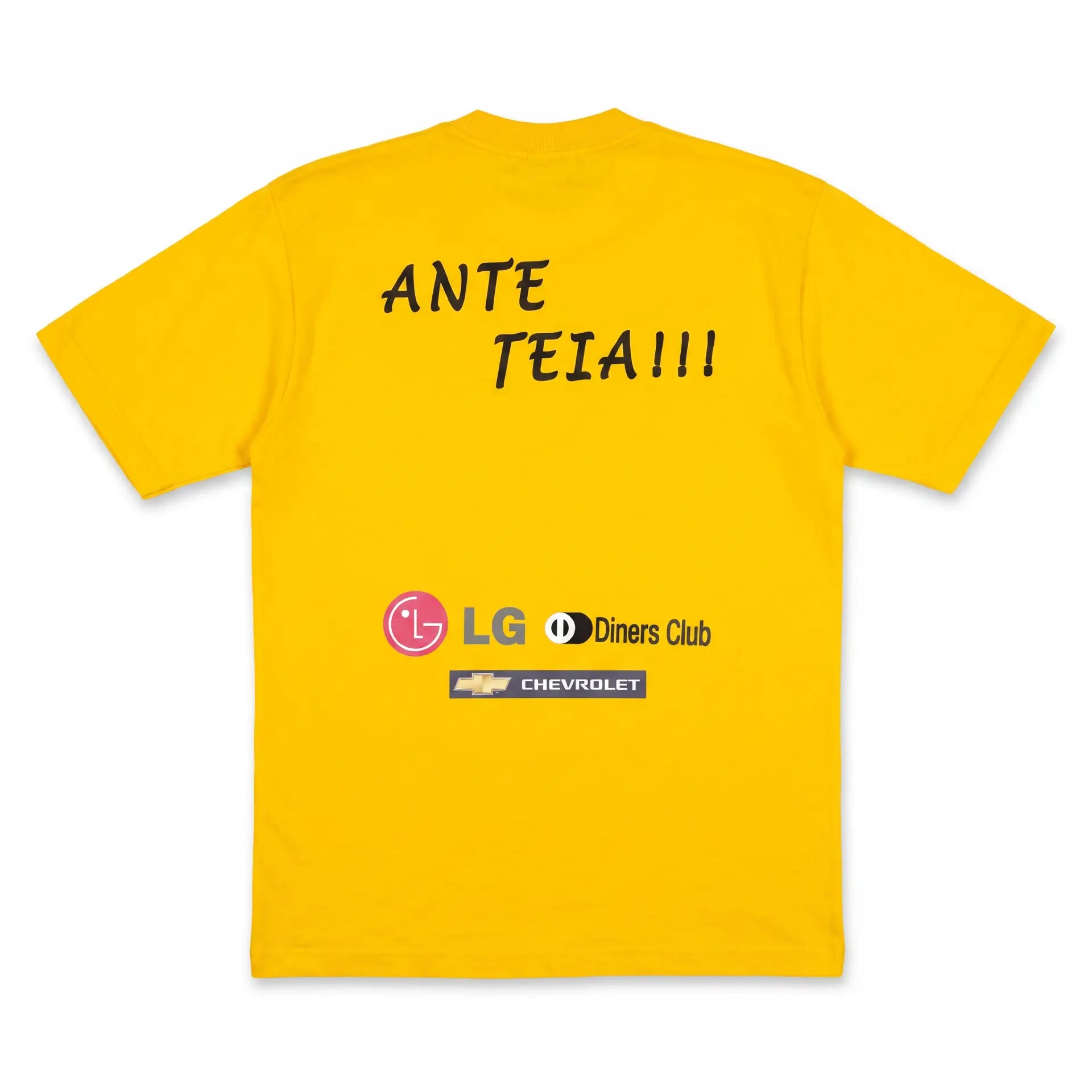 AEK Athens Retro Yellow T-Shirt - Back
