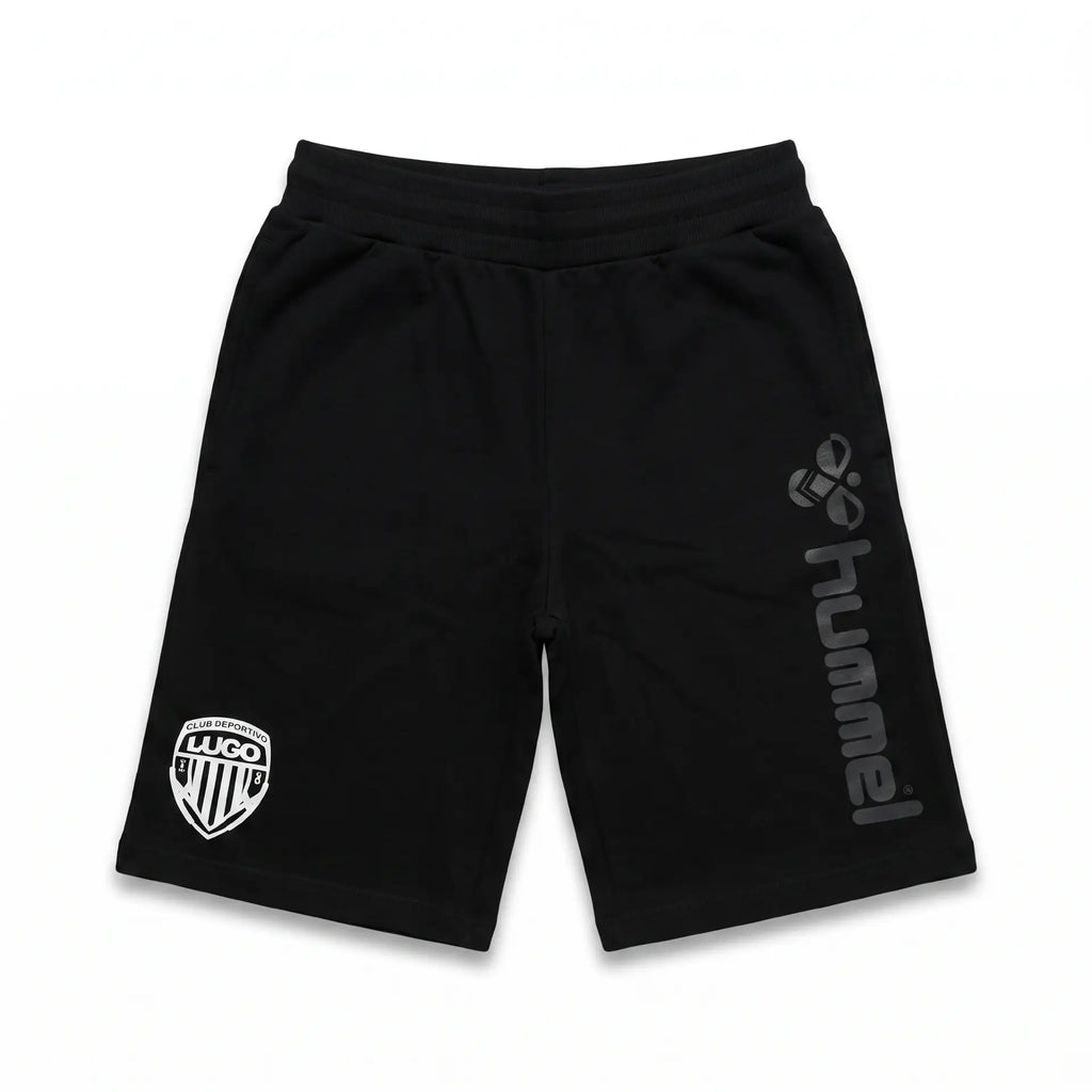Club Deportivo Lugo Black Sweat Shorts front
