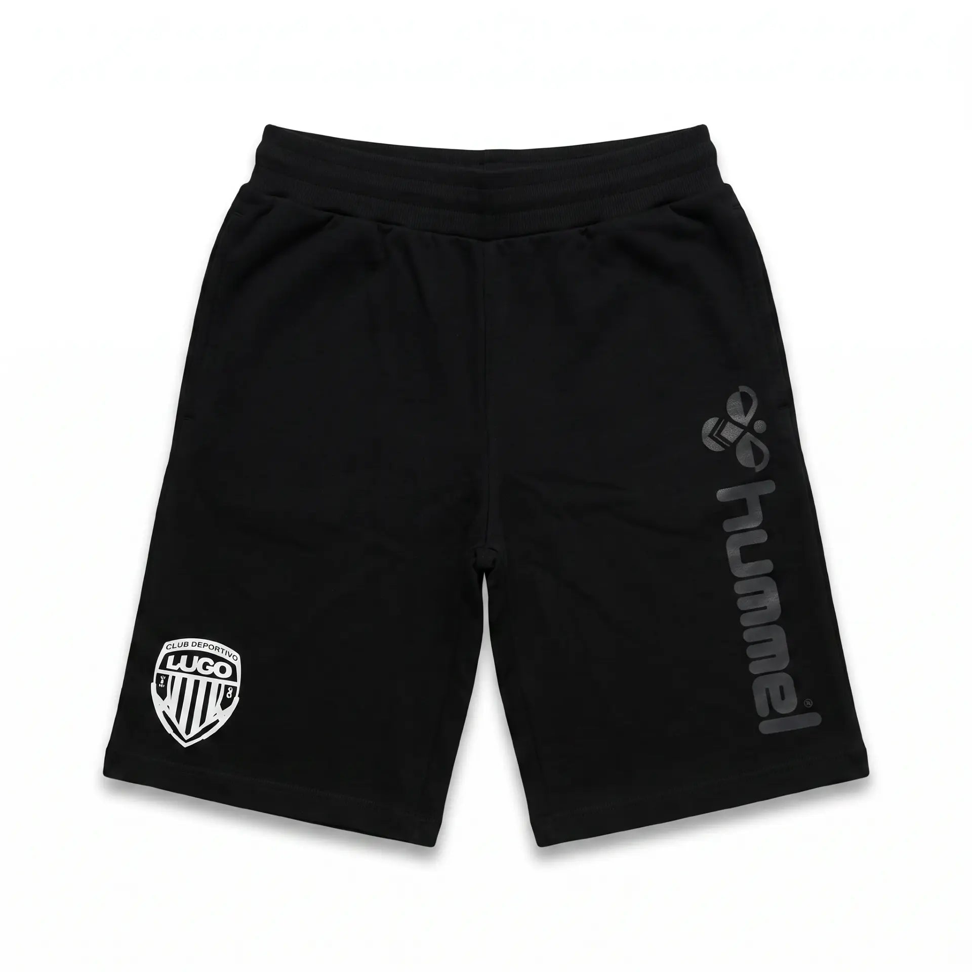 Club Deportivo Lugo Black Sweat Shorts front