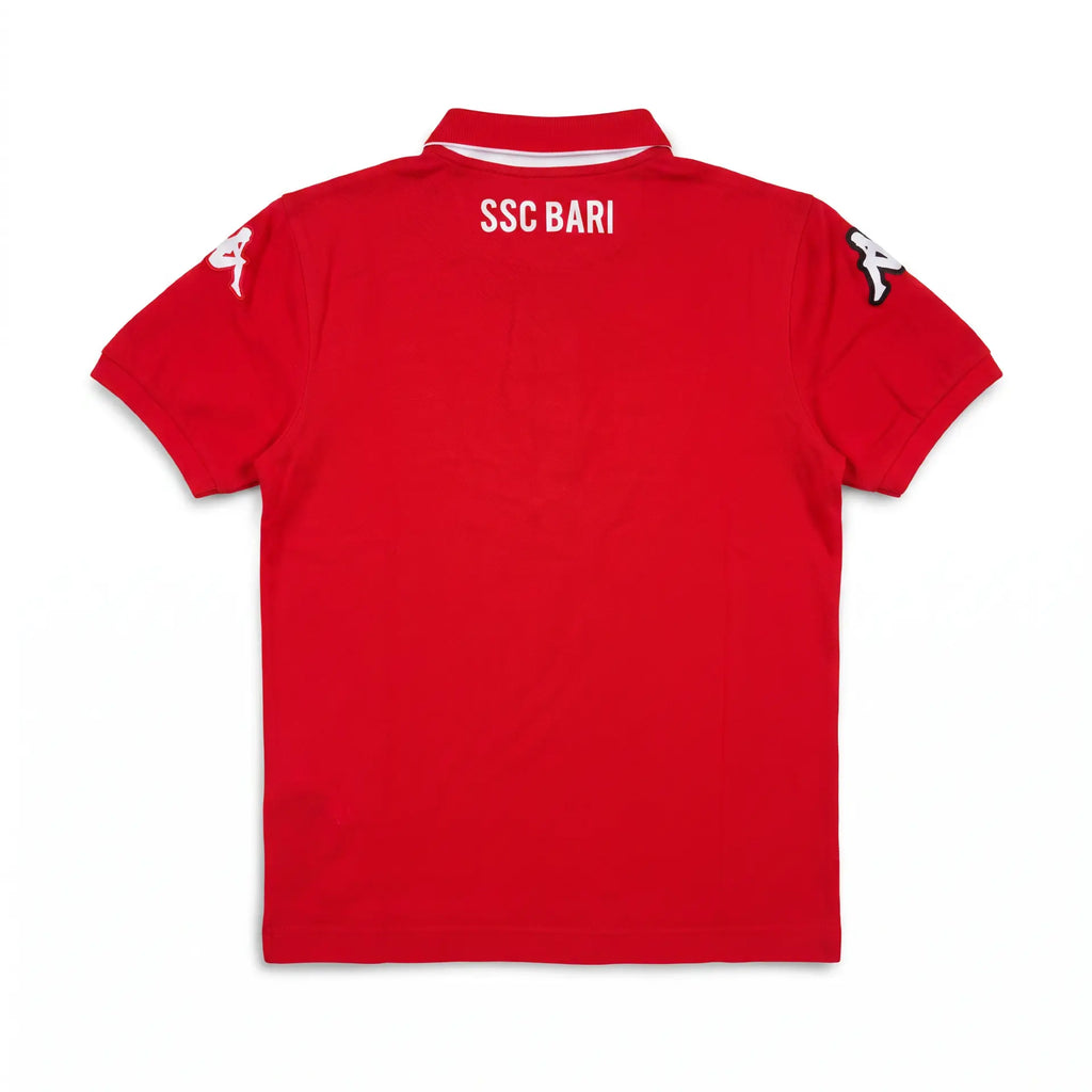 SSC Bari Red Polo Shirt back