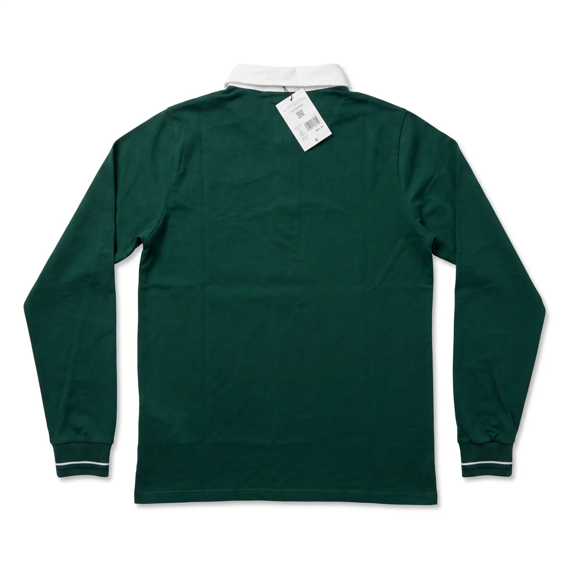 Real Betis Olive Green Pokororo Long Sleeve Polo Shirt - Back